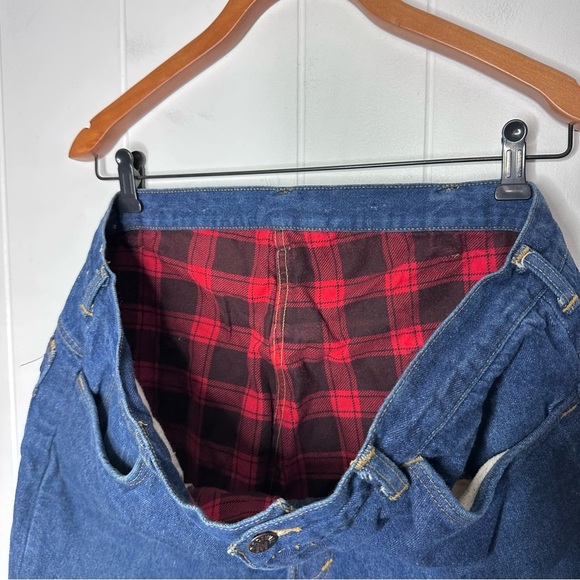 Vintage Madewell Men’s Flannel Lined Jeans - Picture 8 of 12